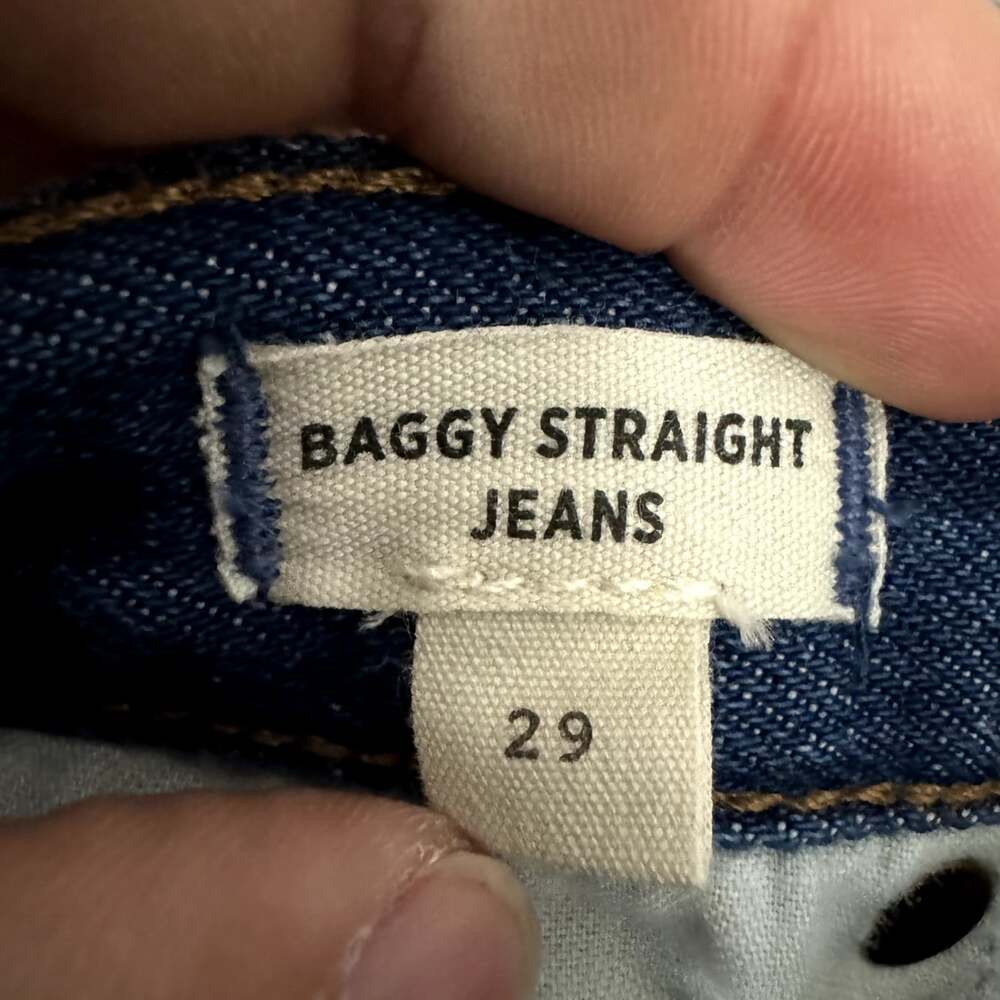 Madewell Women's Size 29 Baggy Straight Leg Denim Jeans - Picture 7 of 11